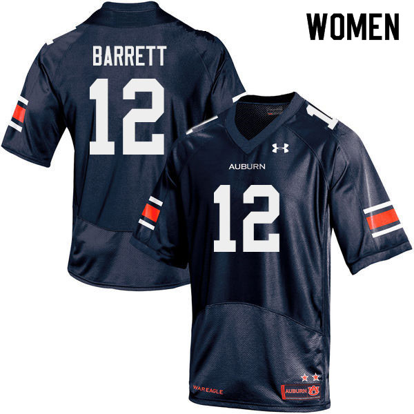 Women's Auburn Tigers #12 Devan Barrett Navy 2019 College Stitched Football Jersey